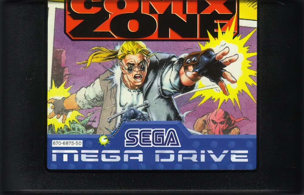 Лицензионный картридж Comix Zone для Sega Mega Drive